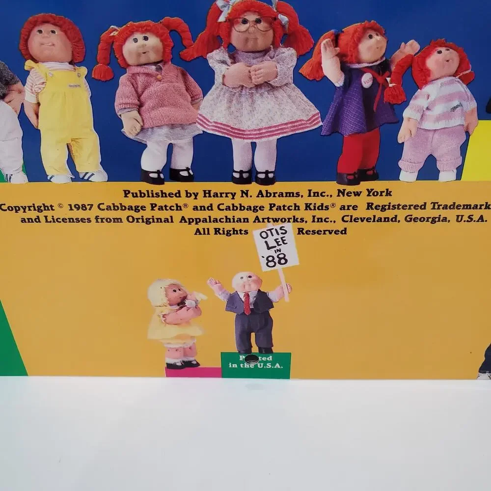 Vtg 1988 Cabbage patch Kids Wall Calendar UNUSED New Old Stock